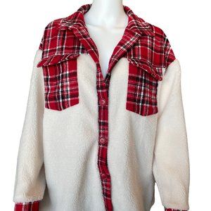 Shein Fleece Shirt, Size Medium